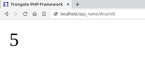 Sample output