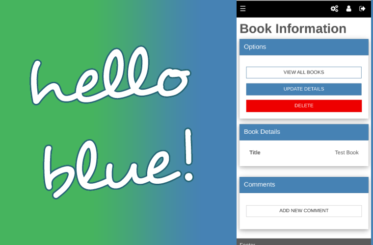 Saying goodbye to the green admin panels and hello to the blue ones!